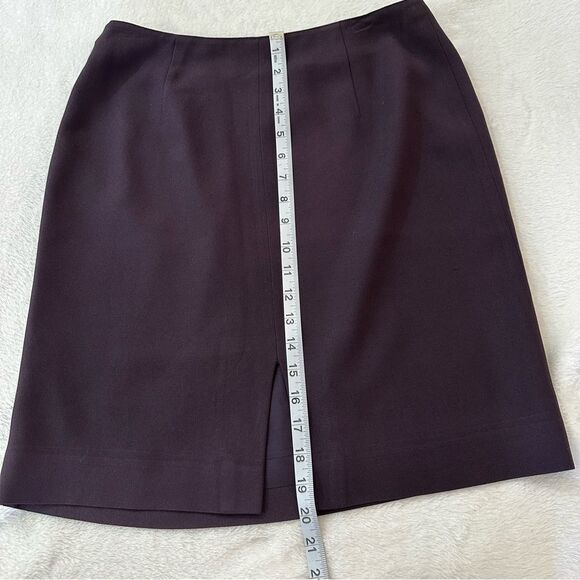 Jones New York Essentials Women's 10 Petite Pencil Skirt Eggplant Purple Career - Picture 7 of 7